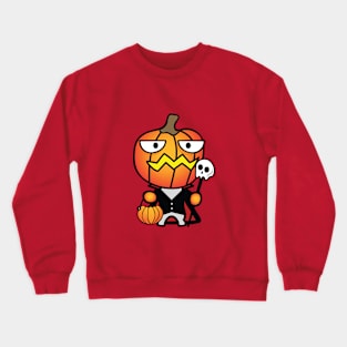 Halloween pumpkin monster Crewneck Sweatshirt